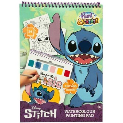 Stitch Libro Acuarelas Disney