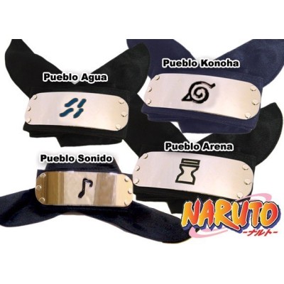 Bandana Pequeå¤A Naruto Con Cinta Negro (Seleccion)