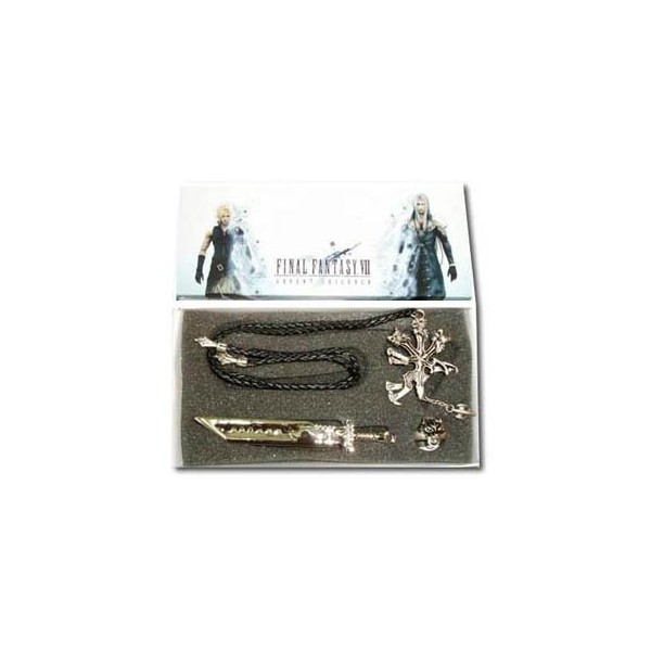 Ffvii Ac - Set De Anillo Con Colgante Y Espad Final Fantasy