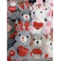 Conejo Peluche San Valentin 18Cm