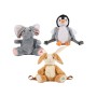 Animales Peluche Con Mochila Eco Con Boton De Accion 3Modelo 40Cm