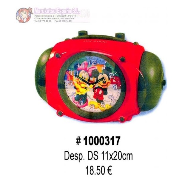 Despertador Micky 11X20Cm