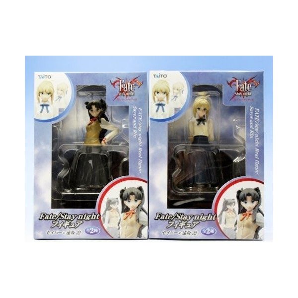 Fate/Stay Night 82900 Saber Y Rin Figura Estatua