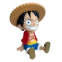 Luffy Chibi Hucha 18 Cm Pvc One Piece Tirelire Plastoy