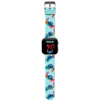 Stitch Reloj Led Digital