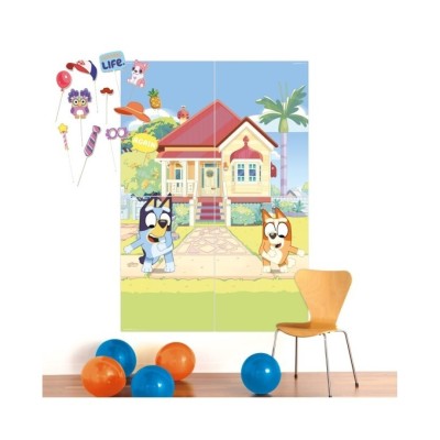 Decor. Kit Pared Bluey 4X70X102Cm