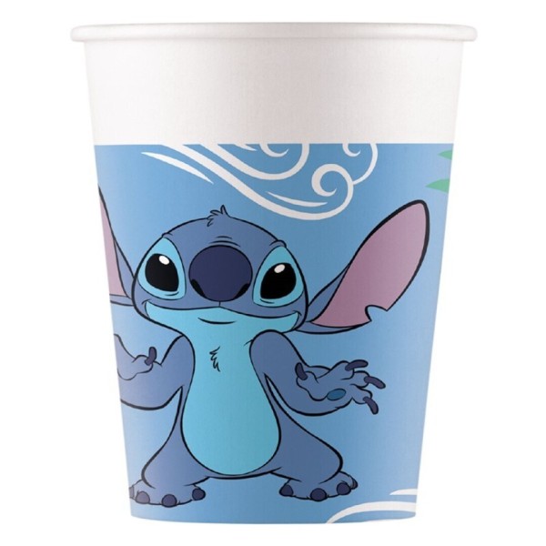 Stitch Vasos Papel 200Ml (8Und)