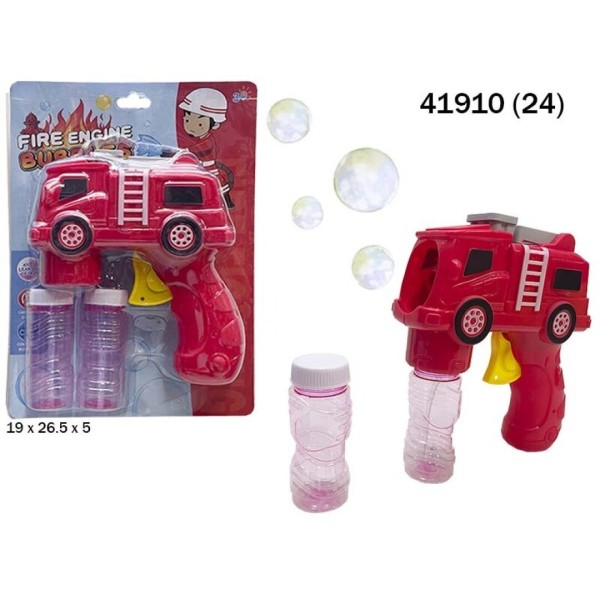 Blister Pistola Pompas Camion Bomberos Friccion 2 Botes (24)(24)