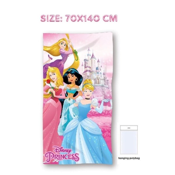 Princesas Toalla Microfibra  70X140Cm