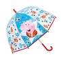 George-Peppa Pig Paraguas Transparente Manual 48Cm
