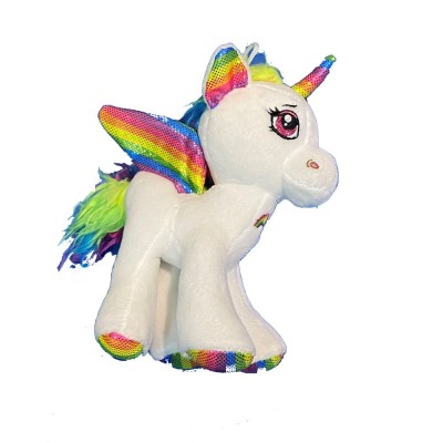 Unicornio Peluche Blanca 20Cm