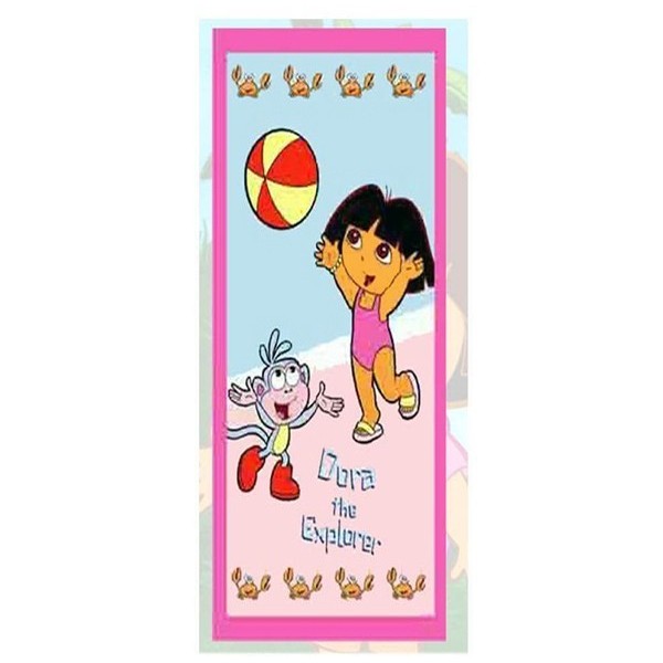 Dora Y Botas En Playa Toalla 100%Alcotton 75X150Cm