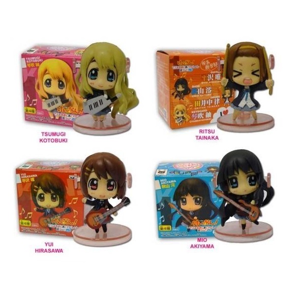 Figuras Deforma K-On 4 Modelos Surtidos 7Cm