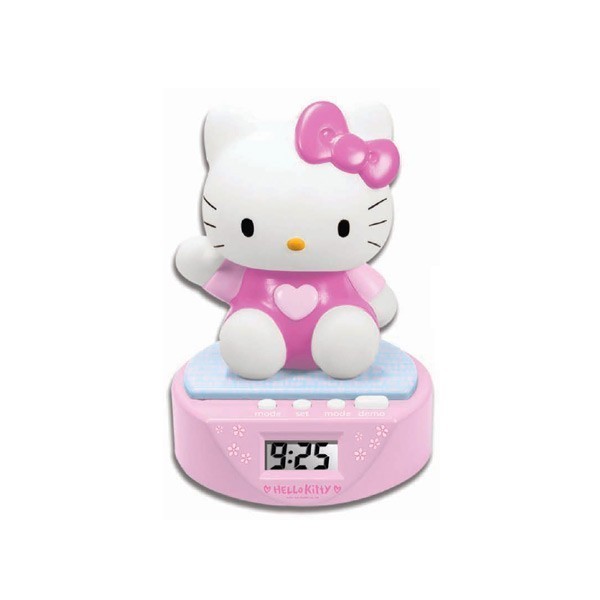 Despertador Digital Hello Kitty 20 Cm.  Con Display