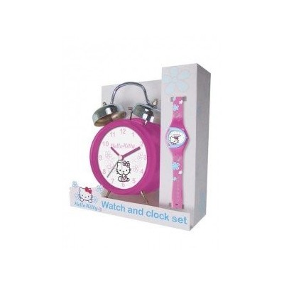 Reloj + Despertador Hello Kitty
