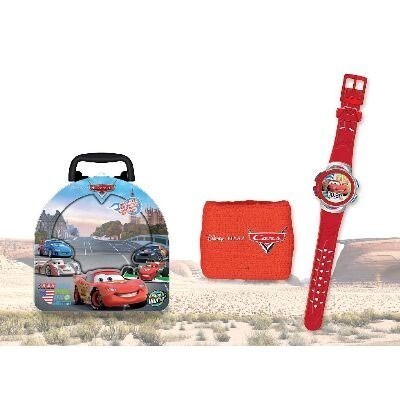 Cars Set Reloj Metalico