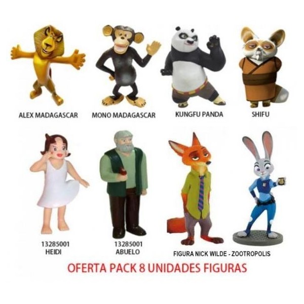 Pack Oferta Figuras Pvc Ref Pkfigura 4