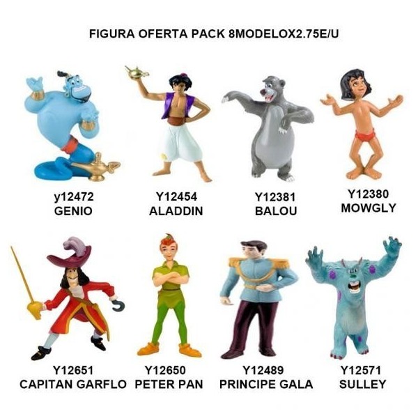 Figura Pack Oferta 8Modelo Surtidos
