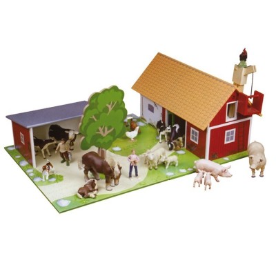 Mi Primera Granja 42 X 27 X 27Cms - Material Maderfiguras No Incluidas