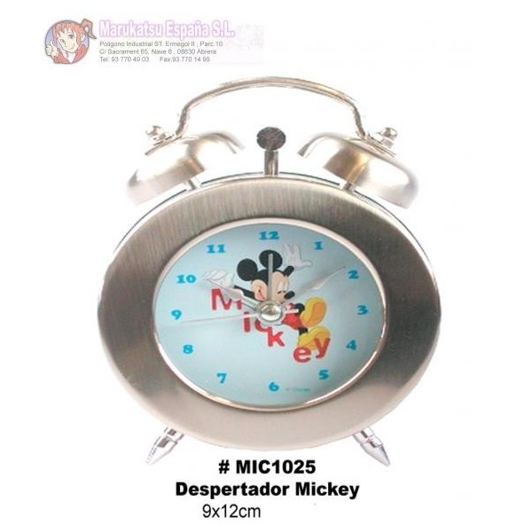 Despertador Mickey 9X12Cm