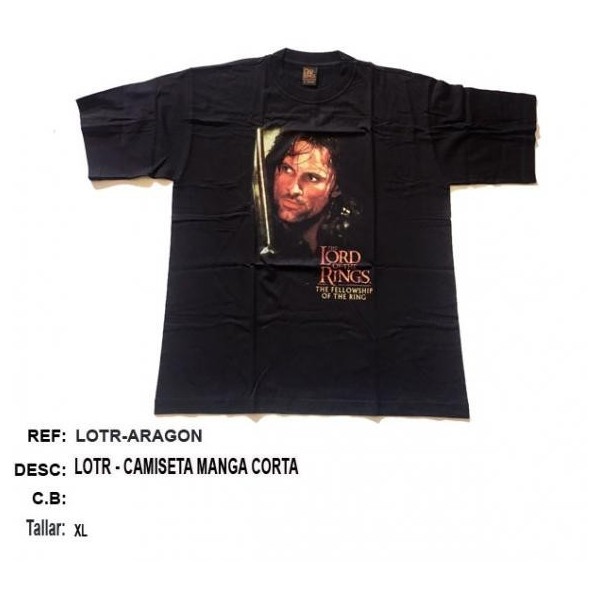 Lotr - Camiseta Manga Cort Aragon