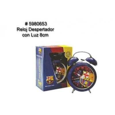 Fcb Despertadorcon Luz 8Cm