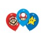 Globos Super Mario (6 Uds) 22.8Cm