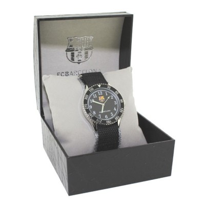 Fcb Reloj Analogico Con Caja
