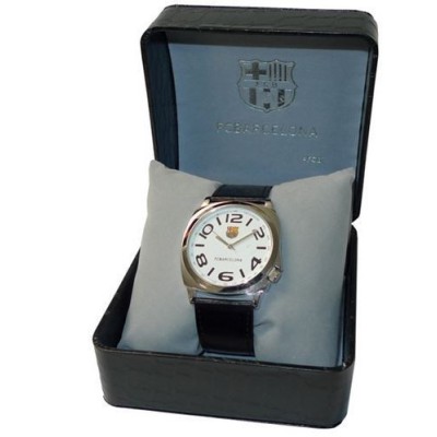 Fcb Reloj Analogico Con Caja