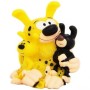 FIGURA HUCHA MARSUPILAMI CON 2 BEBES MINI 10CM