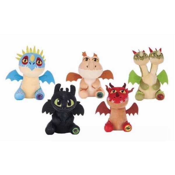 Httyd Peluche 5Modelo Surtidos 25Cm-Toothless