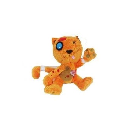 Peluches  Zombie Gato Naranja