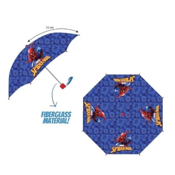 Spiderman Paraguas Plegable Polyester Manual 52Cm