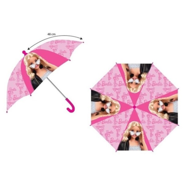 Barbie Paraguas Polyester Automatico 48Cm