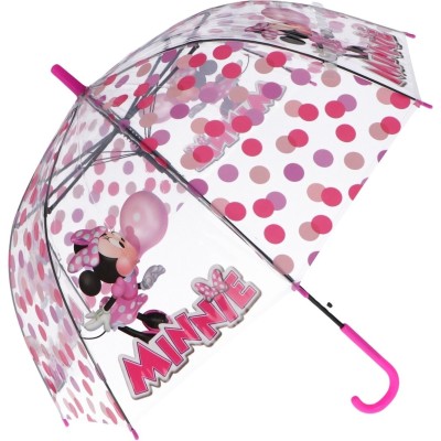 Minnie Paraguas Transparente Automatico 48Cm