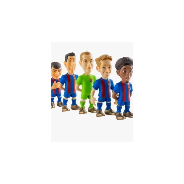 Min Figura Futbolista Fcbarcelona 7 Cm Pack 5A