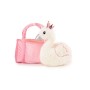 Unicornio Peluche Con Bolso 20Cm