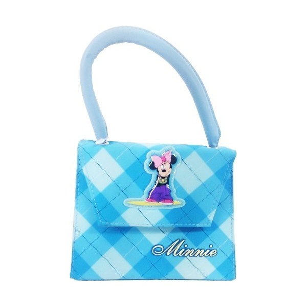 Bolso Azul Rigido Minnie /  Oferta Campana Escolar -50 De Descuento Inlcuido En El Precio