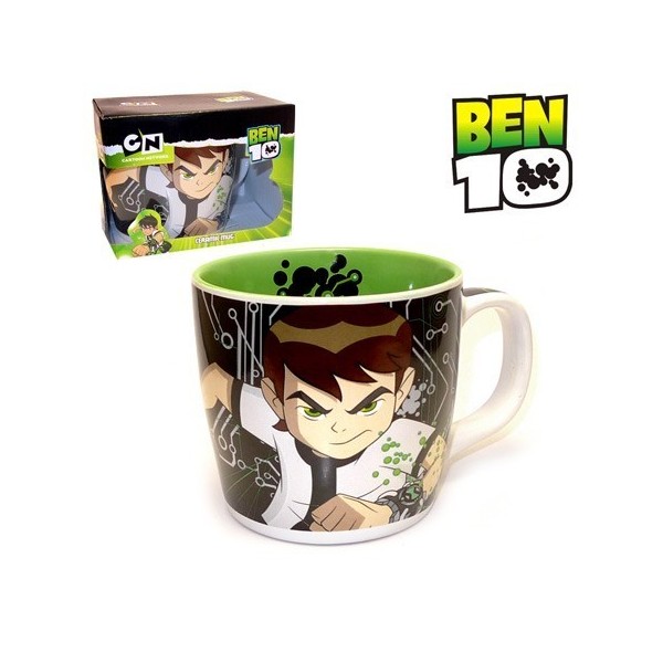 Taza Ben10 Oval. Ceramica