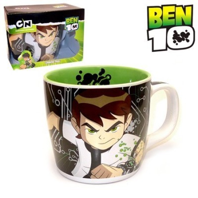 Taza Ben10 Oval. Ceramica