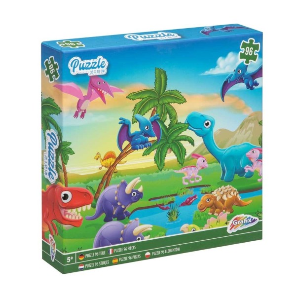 Puzzle Dinosaurio 96Pcs 35*48Cm