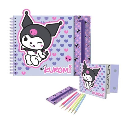 Kuromi Cuaderno De Actividades Con Estuche Removible