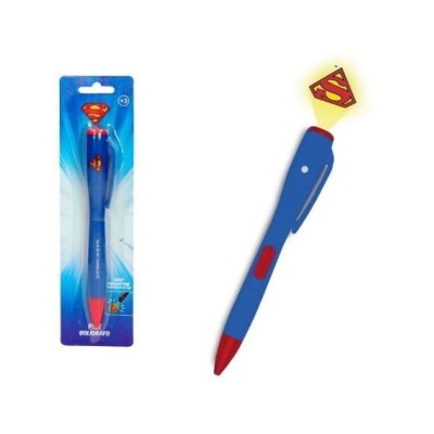 Superman Boligrafo Proyector De Luz
