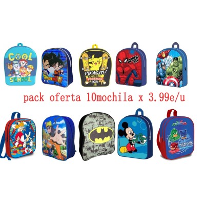 Mochila Pack Oferta 10Modelo