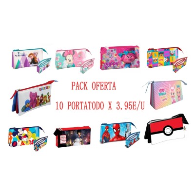 Portatodo Triple Pack Oferta 10Modelo