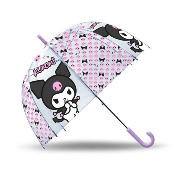 Kuromi Paraguas Transparente Manuel 45Cm-Hello Kitty
