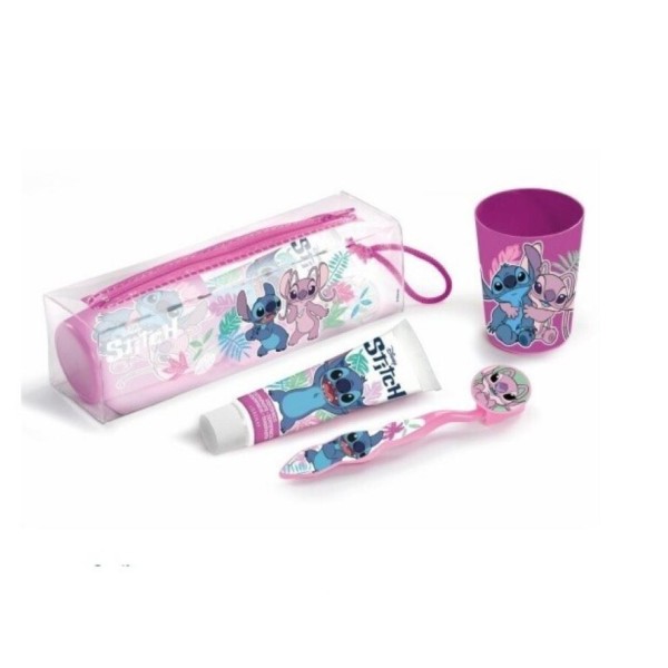 Stitch Pack Neceser Con Vaso Con Dentífrico 75 Ml Con Cepillo Dental