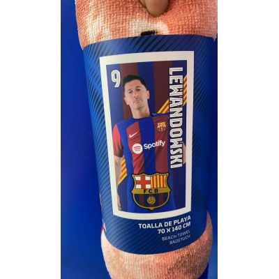 Fcb Toalla Micro100*140Cm-Lewandoski