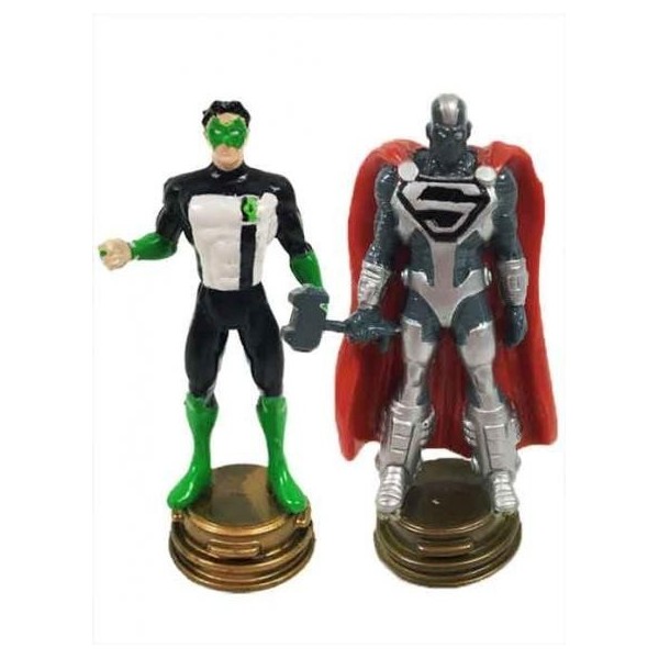 Green Lantern & Steel Figura Pack De 2