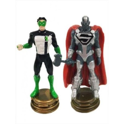 Green Lantern & Steel Figura Pack De 2
